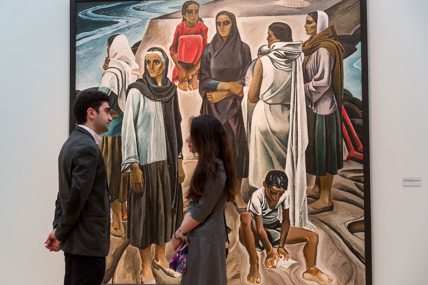 Героини картин Таира Салахова так же сдержанны, как и герои