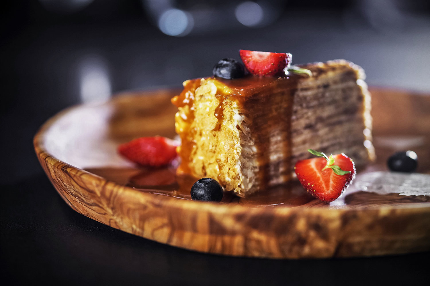 Блинный торт в масленичном меню White Rabbit