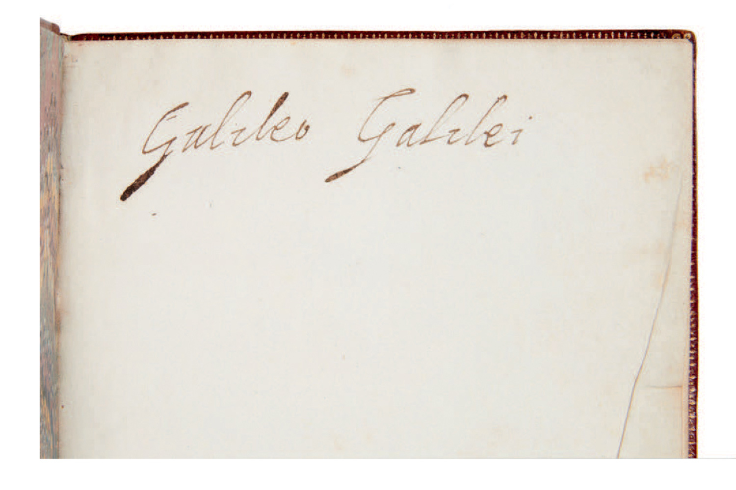 Обложка научного труда Галилео Галилея