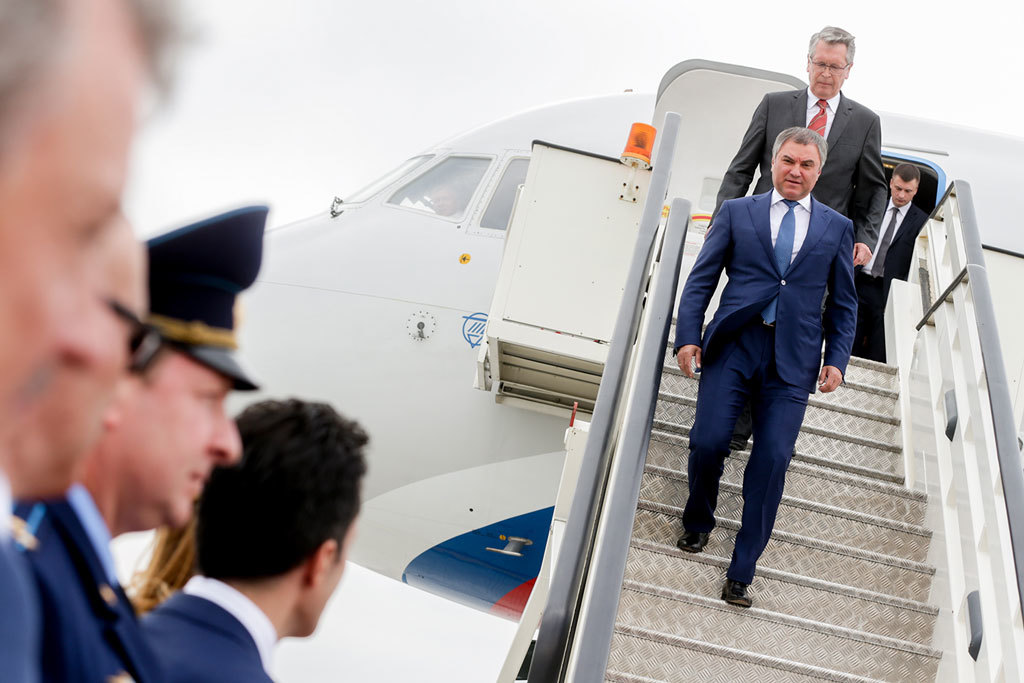 Делегация Госдумы во главе с Володиным провела день в Белграде