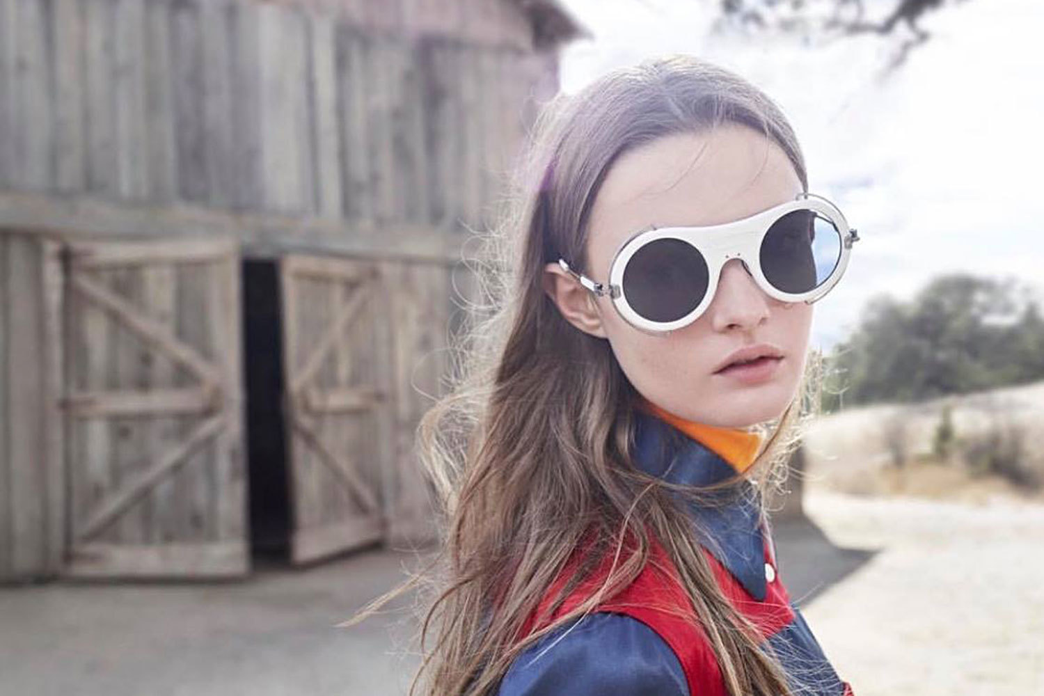 Модели из первой коллекции очков, созданной Рафом Симонсом для Calvin Klein