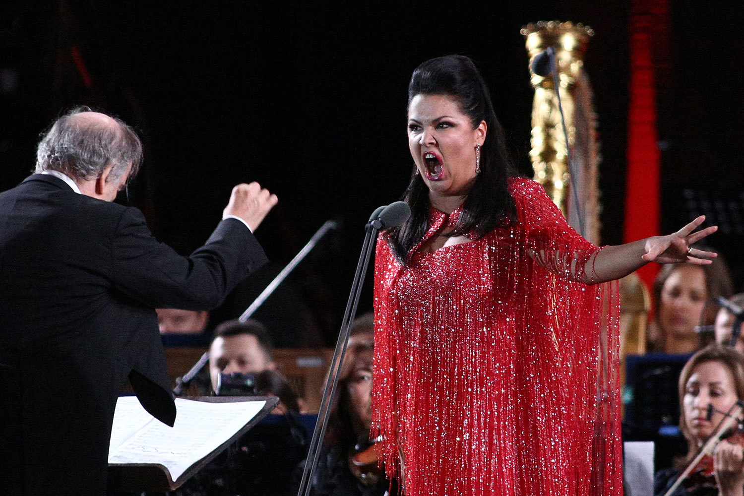 Российская оперная певица Анна Нетребко