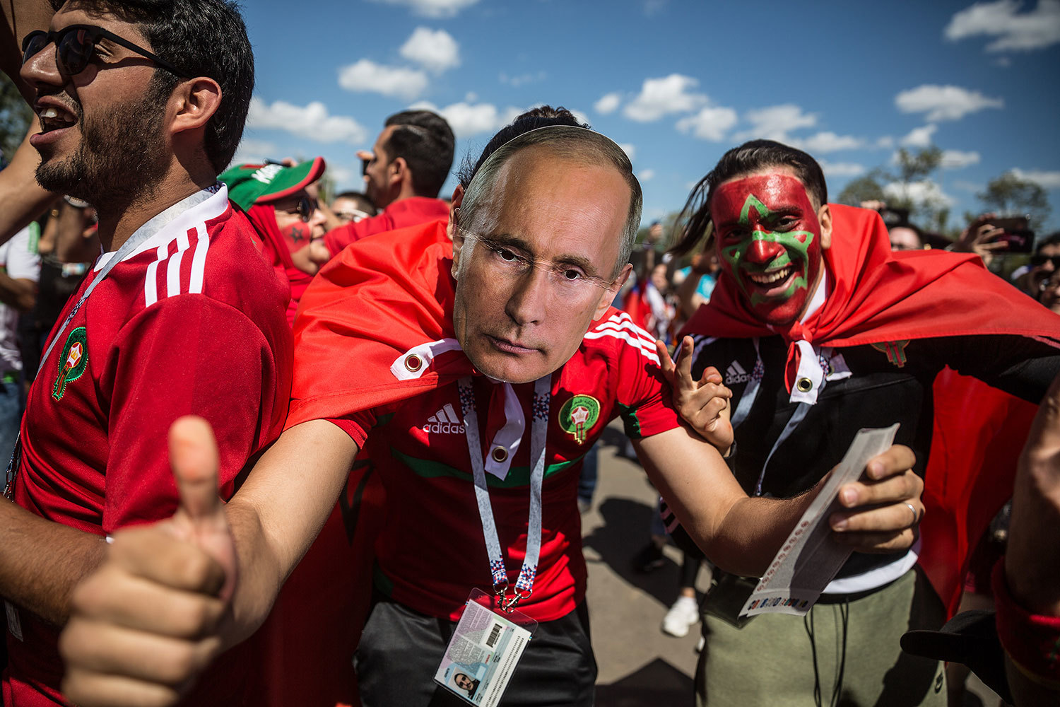 Болельщики сборной Марокко в Москве