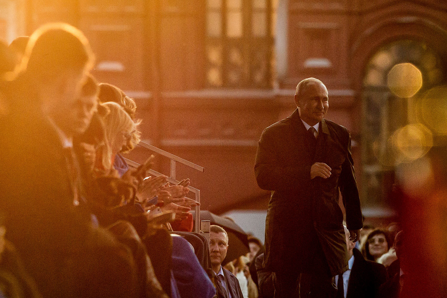 Президент Владимир Путин перед концертом FIFA на Красной площади