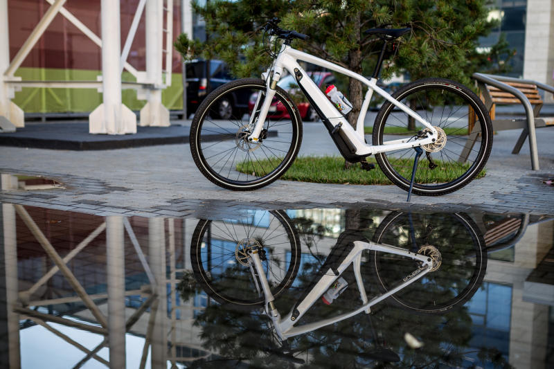 Велосипед выглядит элегантно и стильно