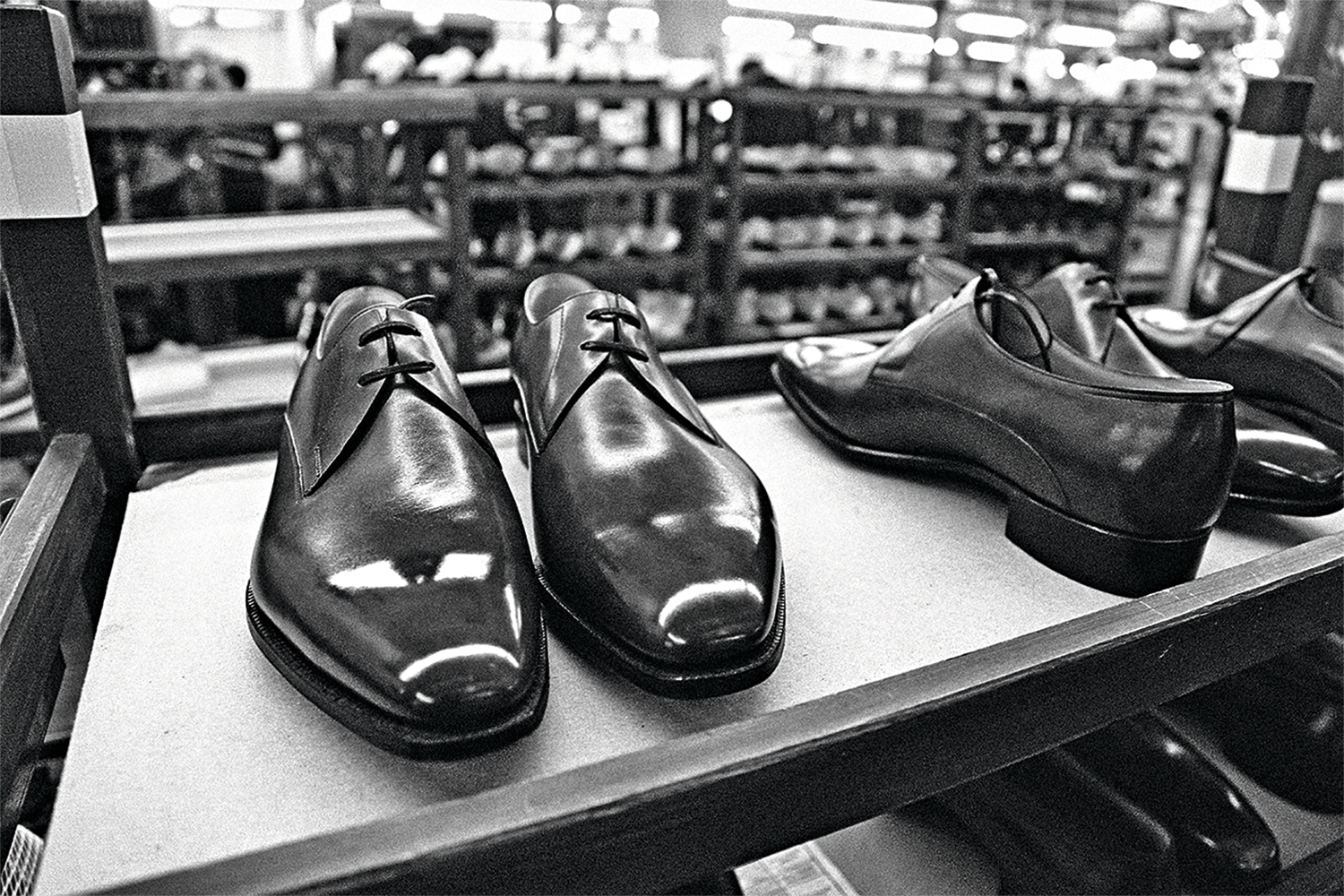 На фабрике John Lobb в Нортхемптоне
