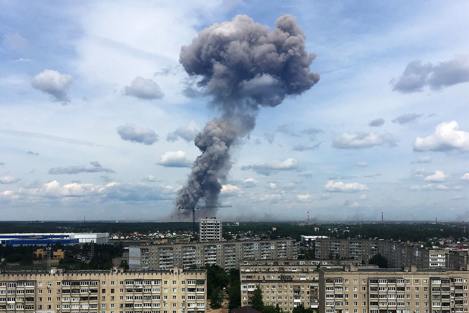 В Дзержинске произошли взрывы на заводе по производству тротила - Ведомости