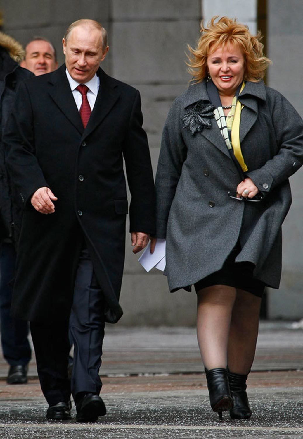 2012 год. Владимир и Людмила Путины на избирательном участке в Москве