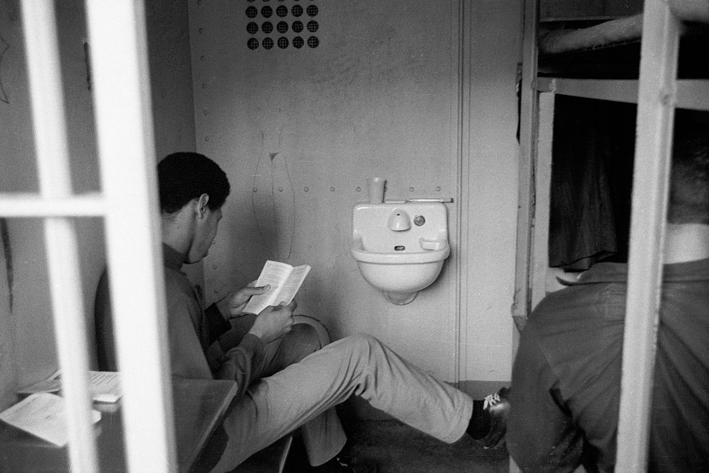 Архивное фото тюрьмы. Заключенный&nbsp;«Райкерс», 1970 г.