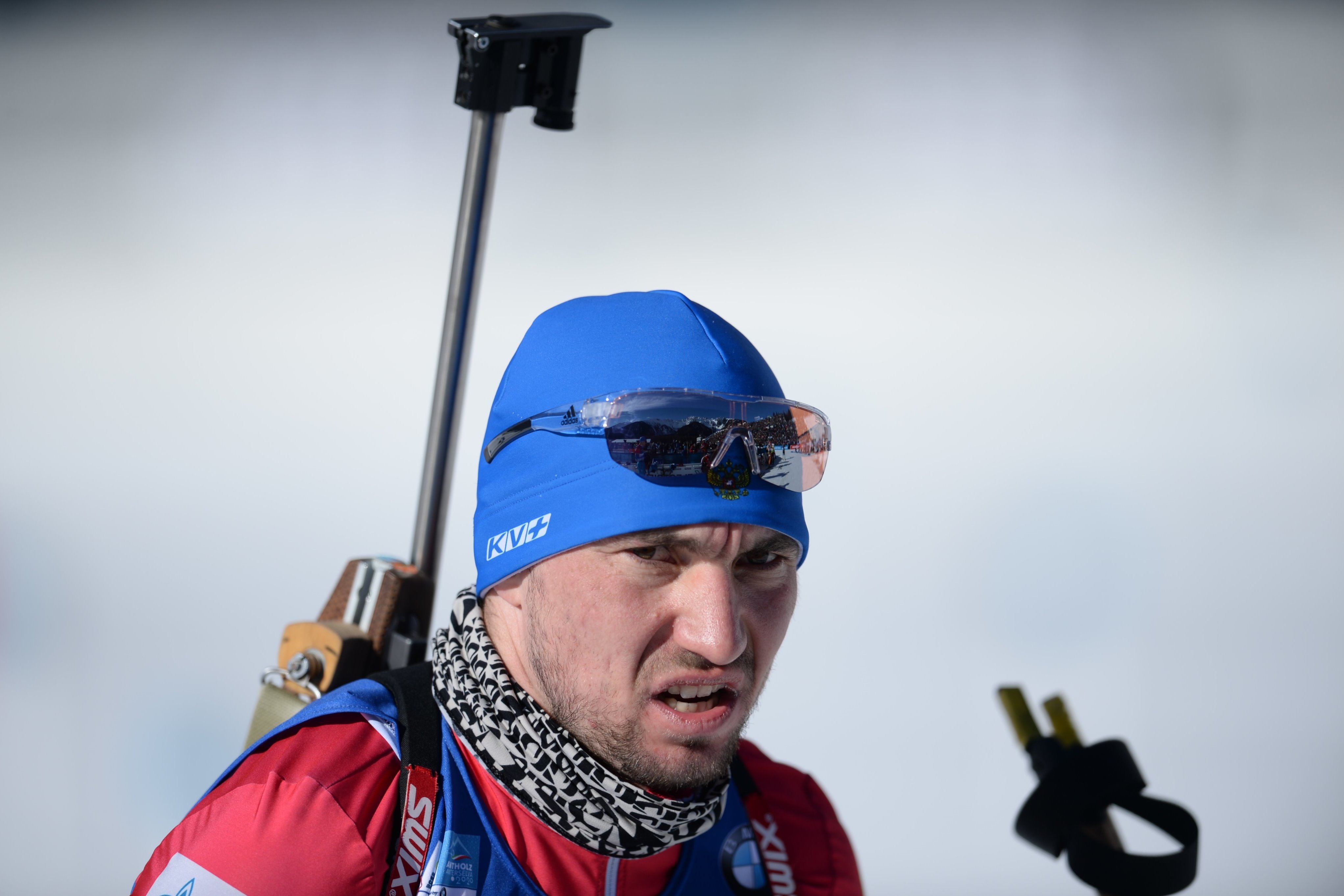 Биатлонист Александр Логинов. При обысках полицию больше всего интересовали его личные вещи