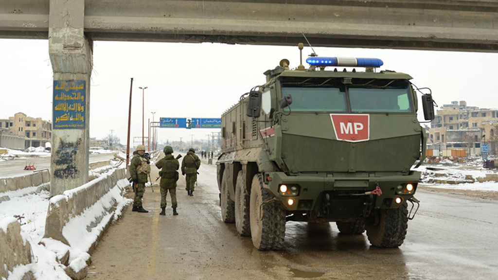 Бронеавтомобиль «Тайфун-К» российской военной полиции в Сирии