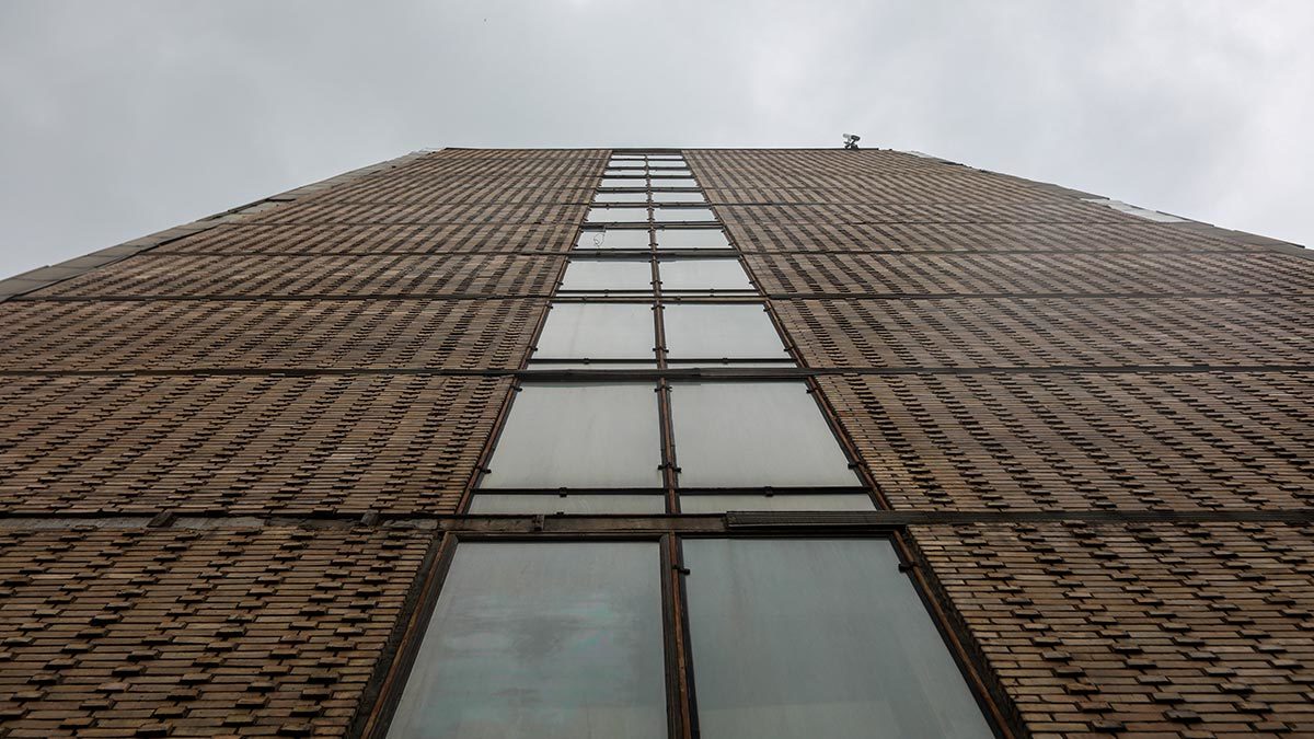 Одно из зданий на участке в Большом Толмачевском переулке, которое раньше принадлежало институту 