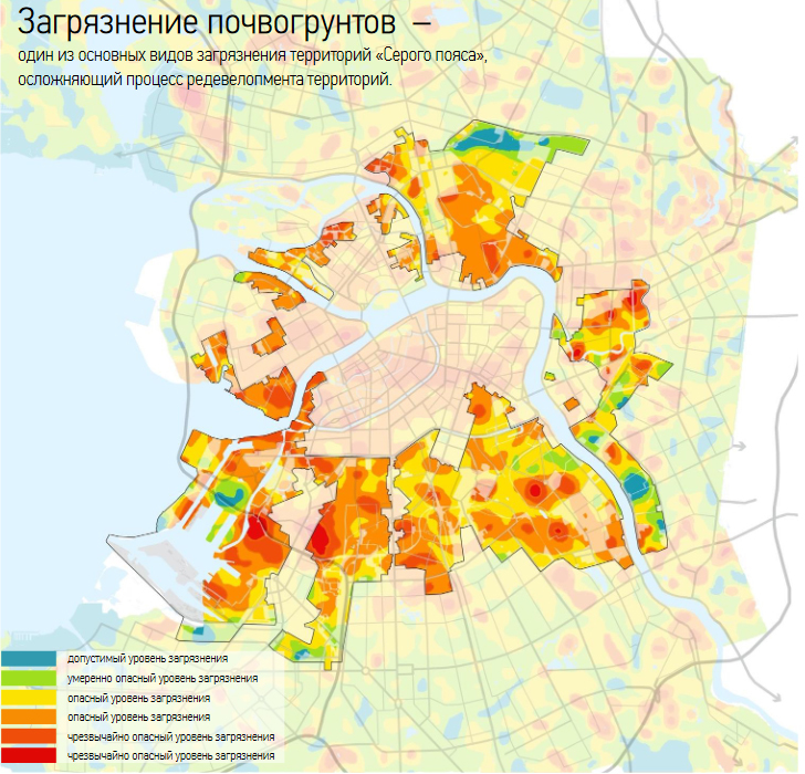 «Серый пояс» Петербурга занимает 6400 га