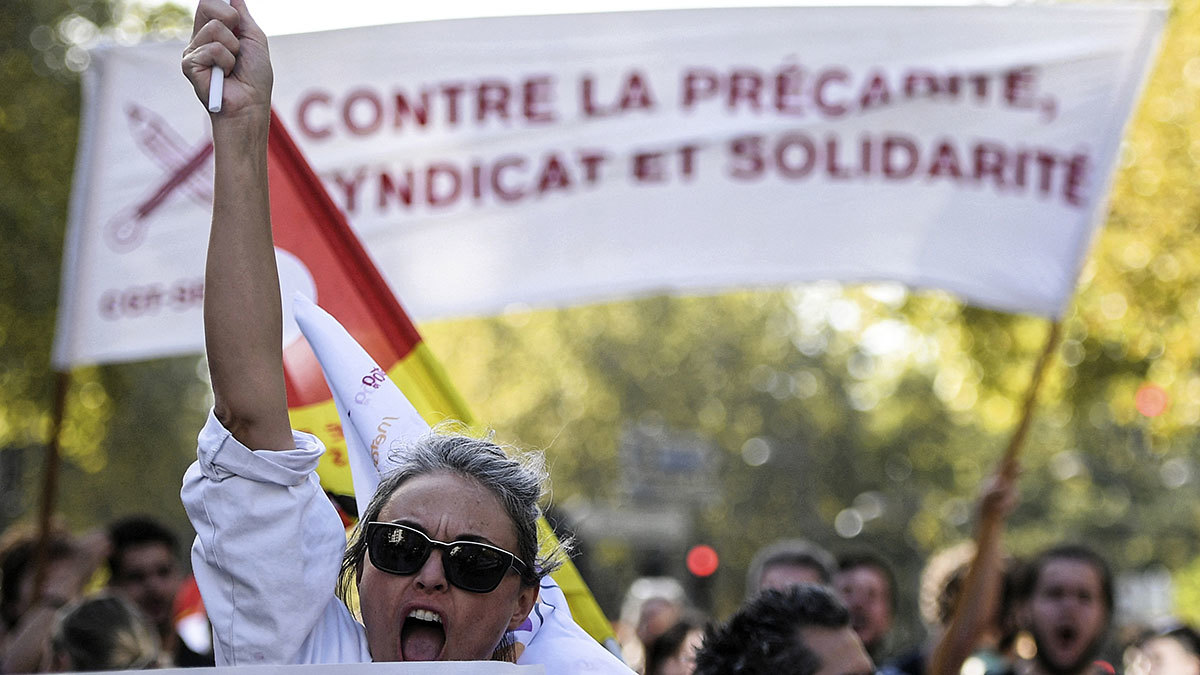 Сейчас во Франции сложилась благоприятная обстановка для забастовочного движения