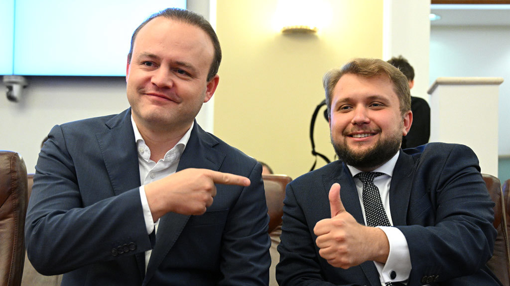 Вице-спикеры Госдумы Борис Чернышов (ЛДПР) и Владислав Даванков («Новые люди»)