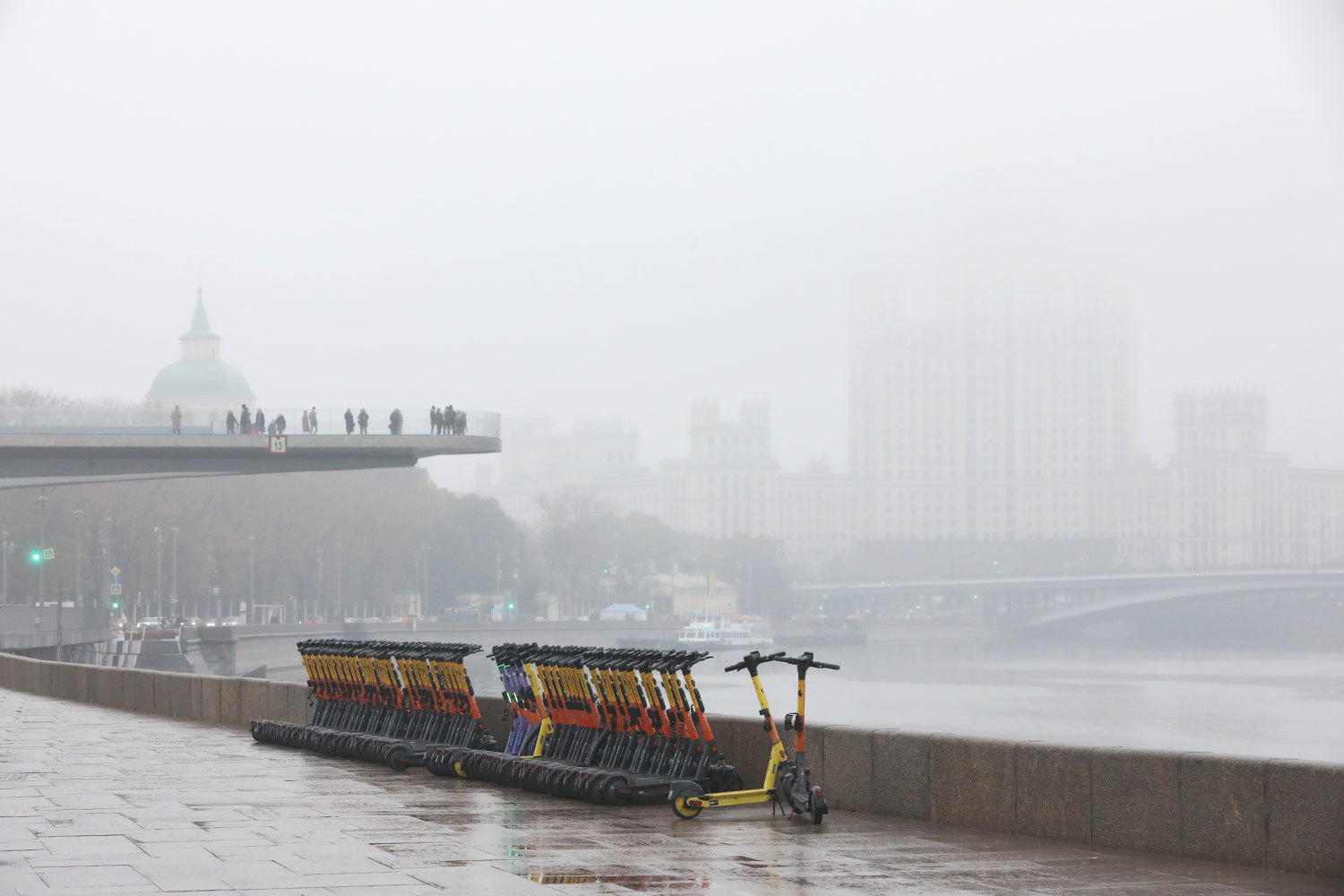 23 октября 2023 г. Туман в Москве.