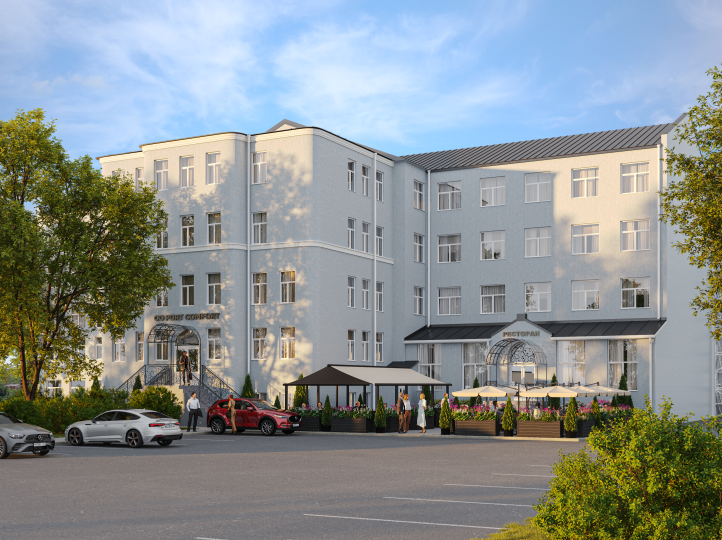 Основную часть обновленного здания в Выборге займет апарт-отель на 114 номеров площадью от 15 до 35 кв. м