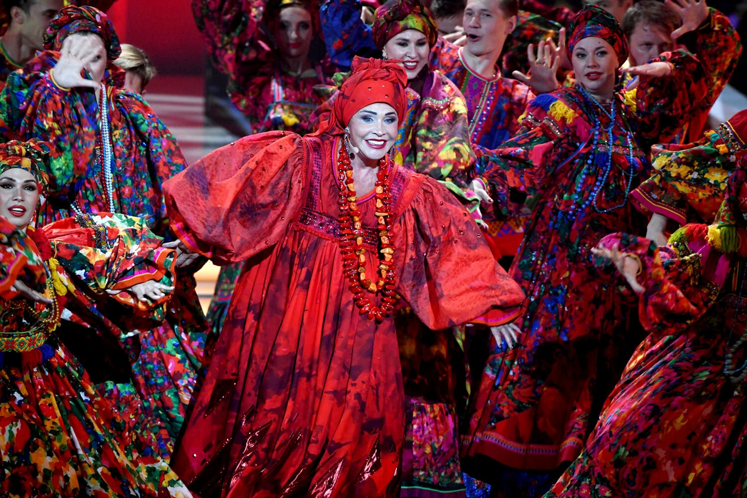 Надежда Бабкина записала не менее 10 музыкальных альбомов и несколько отдельных композиций, в том числе хоровой вариант песни «Встанем» и партии Атаманши в мультфильме «Новые бременские». Наиболее известными в ее исполнении стали записи «Казачка Надя» и «Москва златоглавая».