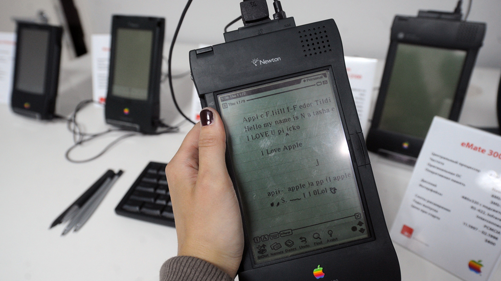 Стив Джобс на презентации первого IPAD 27 января 2010 г.