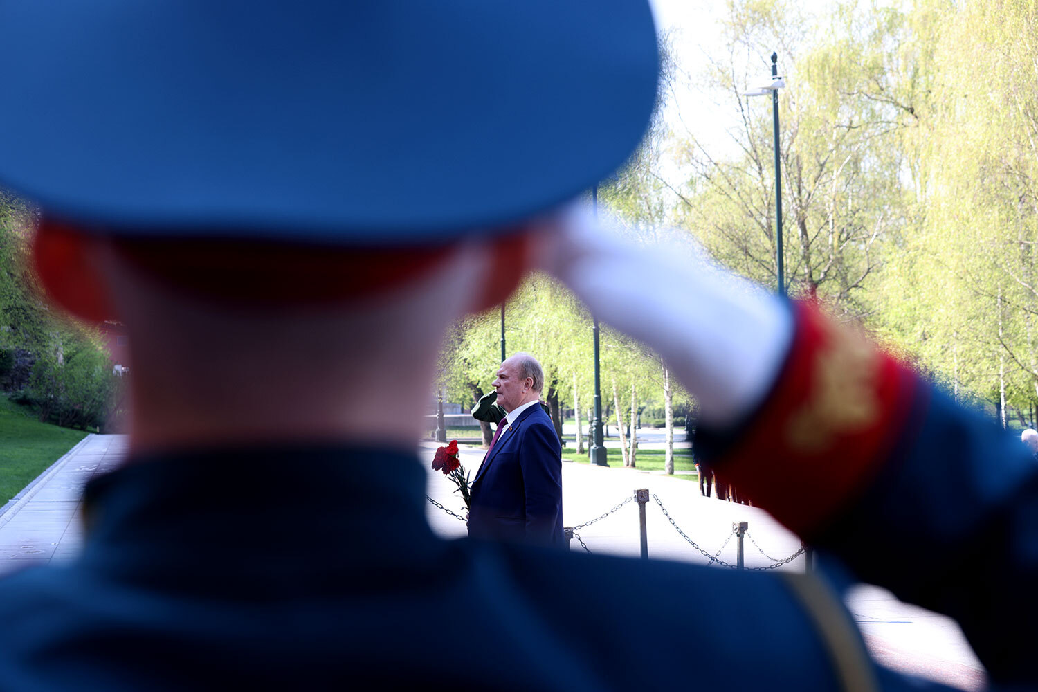 Лидер КПРФ Геннадий Зюганов.