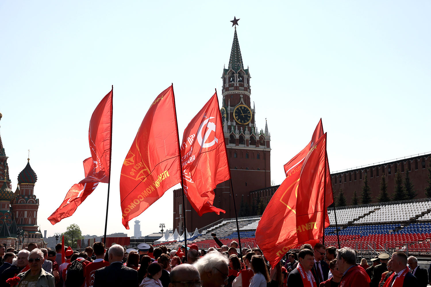 Участники акции на Красной площади.