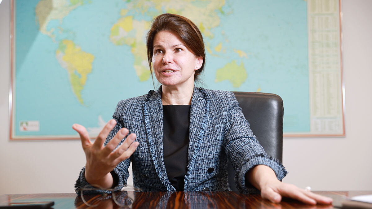 Вице-президент «Русала» Елена Безденежных