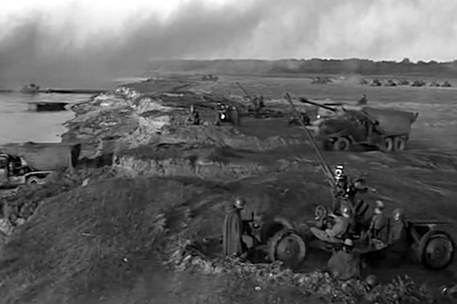 К своему фронтовому прошлому Леон Сааков обратился в 1958 г. В год проката фильма «Весна на Одере» посмотрели более 26 млн зрителей
