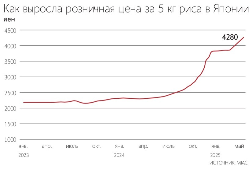Удорожании риса из-за неурожая последних лет при отсутствии роста зарплат плачевно сказалось на политических успехах правящей партии Японии