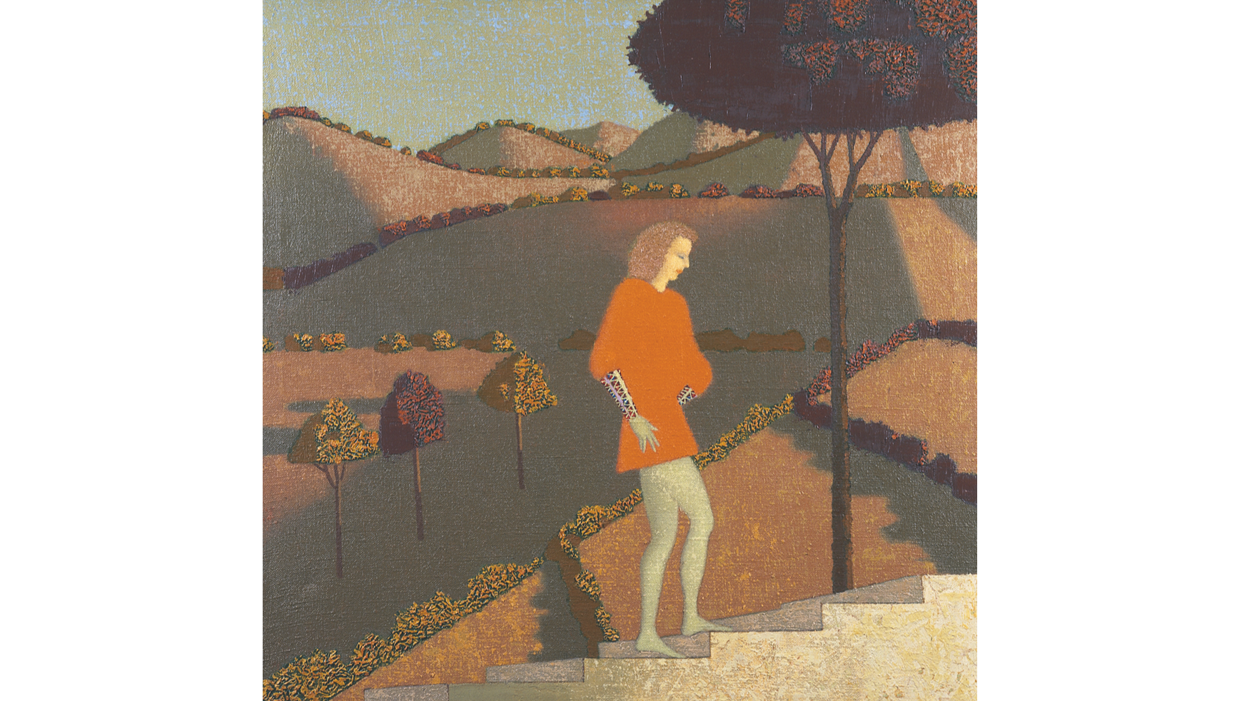 Рашид Доминов. Ступени. 1996. Холст, масло. 100Х100