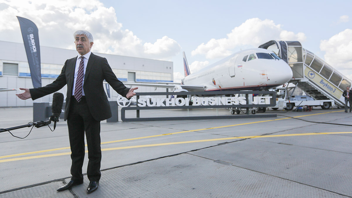 69-летний Михаил Погосян более всего известен как ключевой организатор производства гражданских самолетов Sukhoi Superjet 100