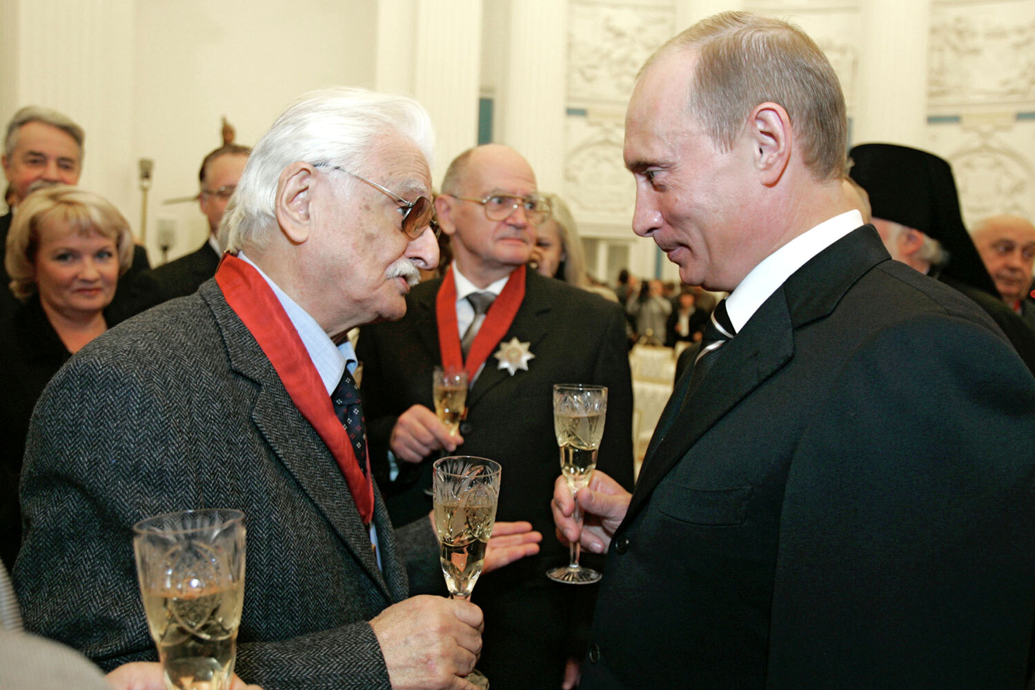 Картина «Бесконечность» (1991) была удостоена Государственной премии РФ и призов Берлинского кинофестиваля. С 1978 по 2009 г. Хуциев преподавал во ВГИКе, а с 1987-го заведовал кафедрой игрового кино, воспитав несколько поколений режиссеров. О педагогике он говорил: «Нужно осторожно направлять, не навязывая ремесленных приемов... чтобы то, что заложено в человеке природой, как растение распустилось». Кроме того, он сам пробовал себя в качестве актера: снялся в нескольких фильмах, включая ленты «Интервенция» (1968), «Гори, гори моя звезда» (1969), «В день праздника» (1978), «Карл Маркс. Молодые годы» (1980).