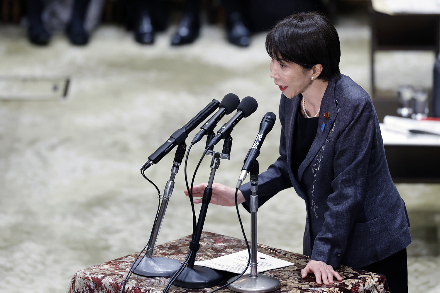 Правительство Японии впервые возглавила женщина – председатель Либерально-демократической партии Санаэ Такаити.