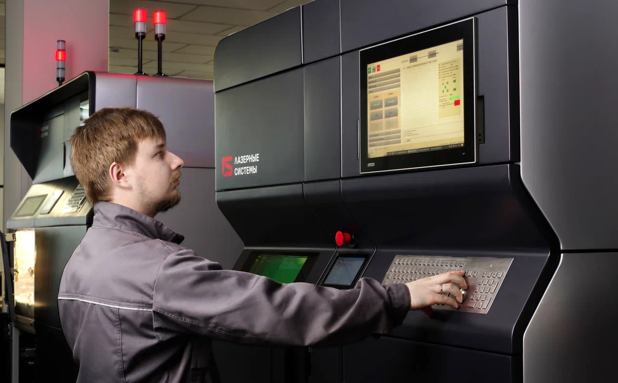 SLM-принтер предназначен для использования в авиационном и космическом двигателестроении, энергетическом машиностроении, металлургии и других отраслях