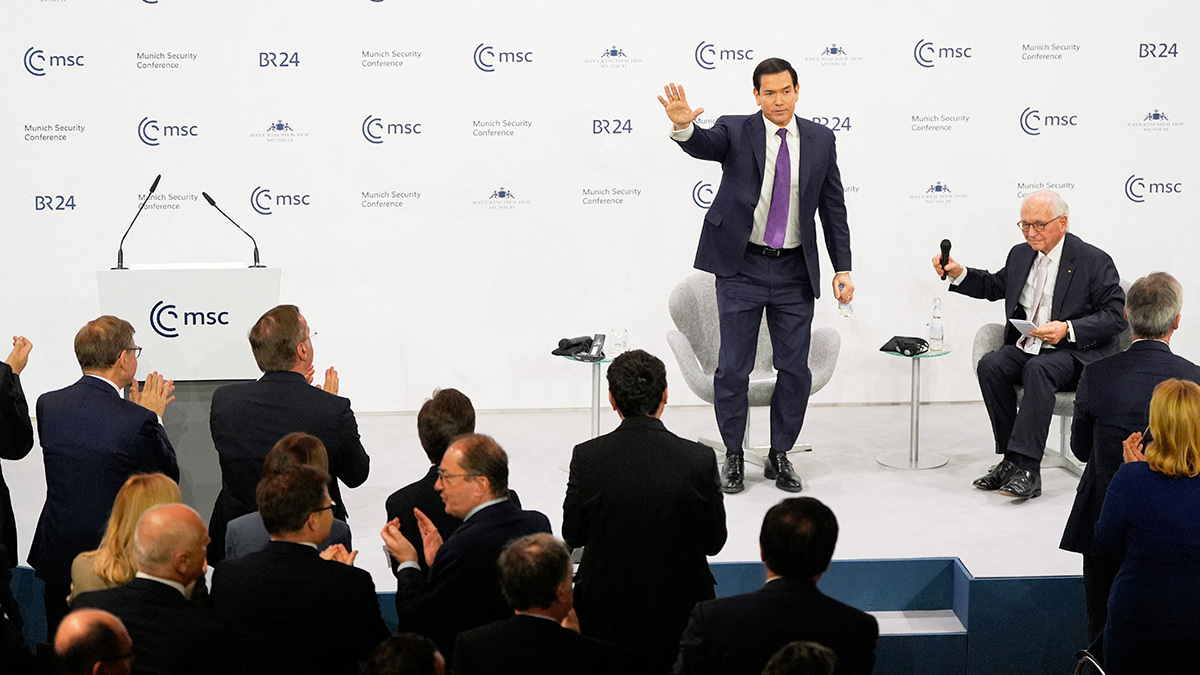 На 62-й Мюнхенской конференции по безопасности американскую делегацию возглавил госсекретарь США Марко Рубио