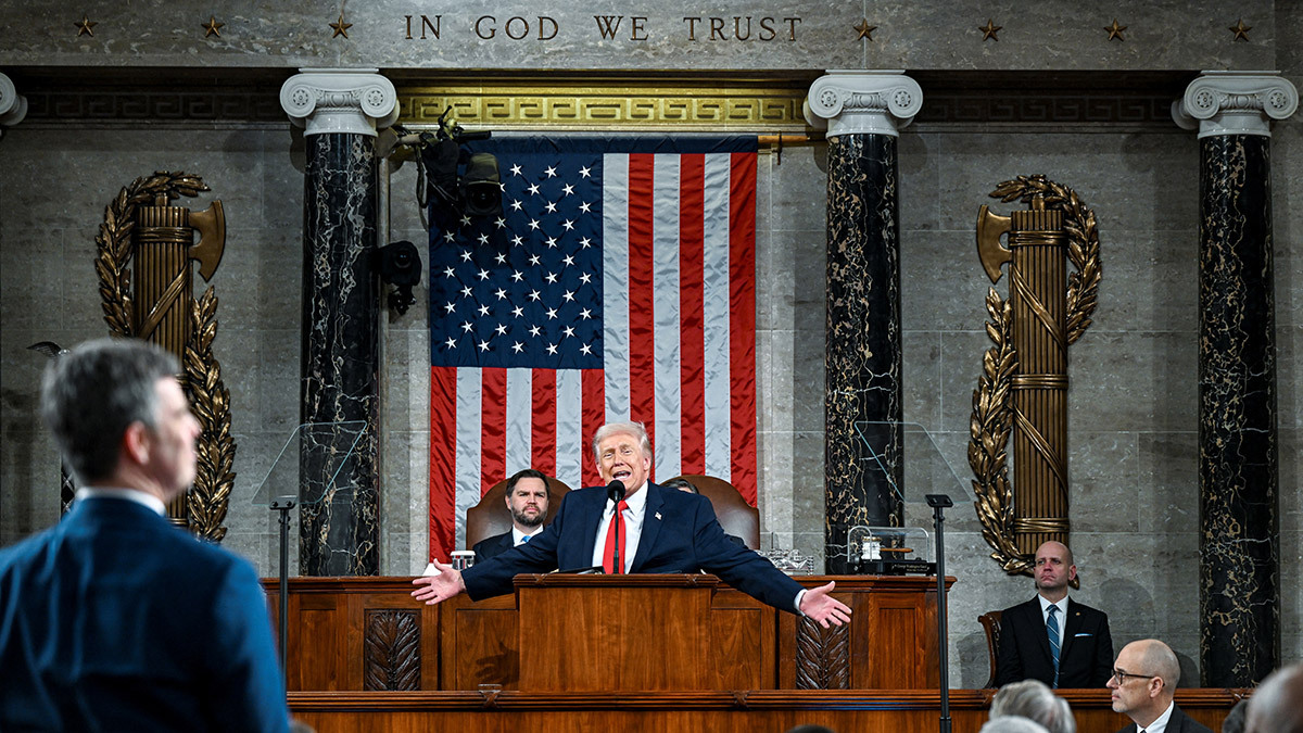 В своей речи перед конгрессом Дональд Трамп подробнее всего из международных проблем остановился на Иране 