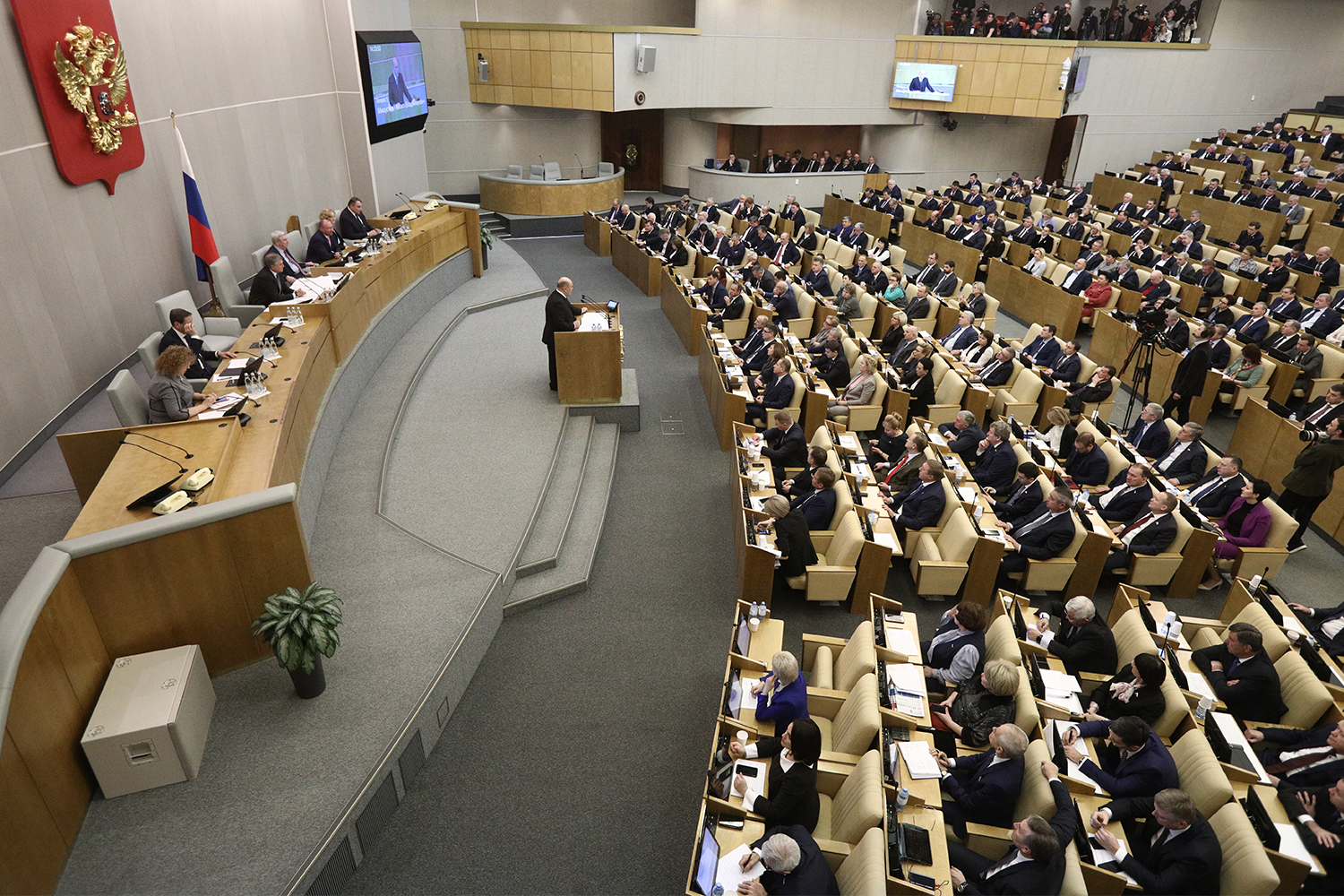 С 16 января 2020 г. – председатель правительства России. Владимир Путин внес кандидатуру Михаила Мишустина в Госдуму после отставки правительства Дмитрия Медведева. Был переназначен во второй раз после выборов президента России в 2024 г.