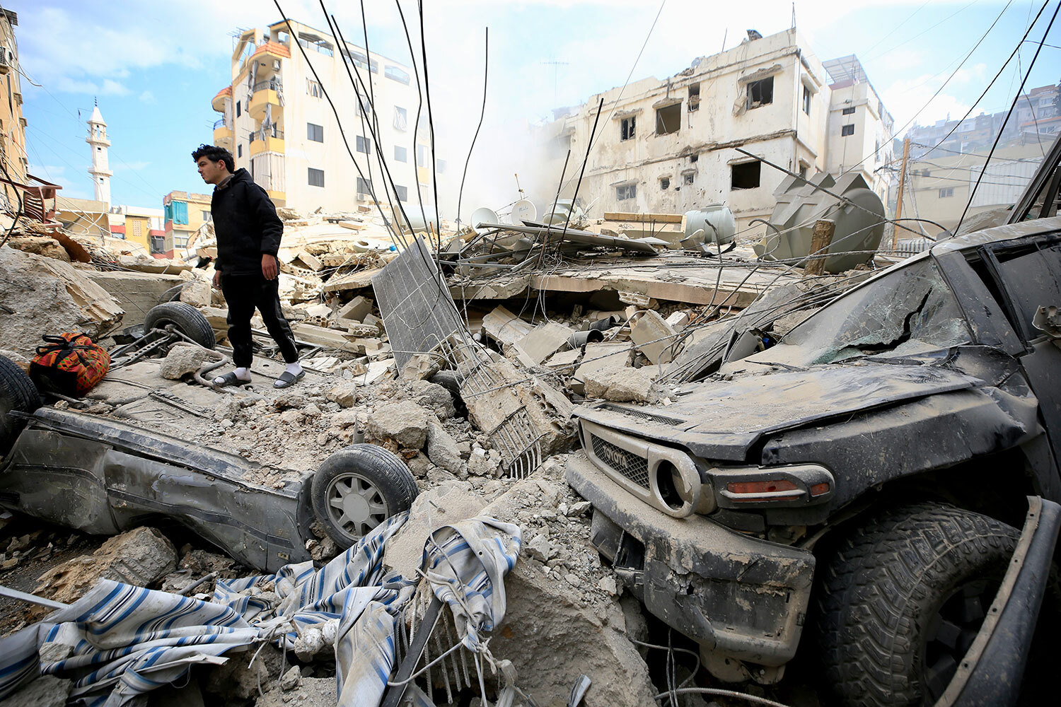 Последствия атаки на Ливан.