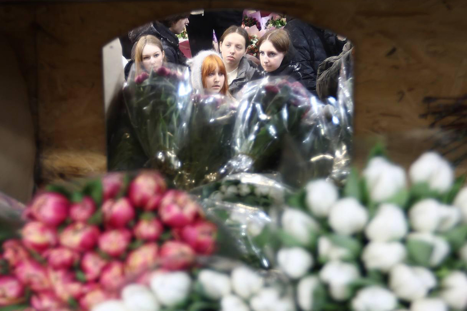 6 марта 2026 г. Рижский рынок в преддверии Международного женского дня.