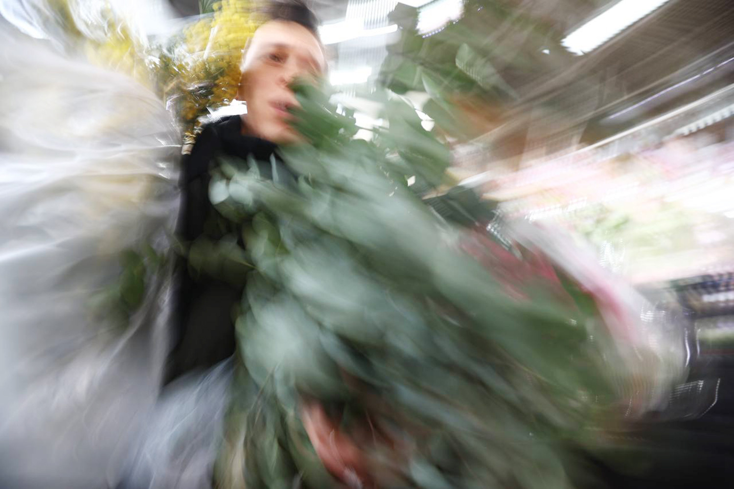 6 марта 2026 г. Рижский рынок в преддверии Международного женского дня.