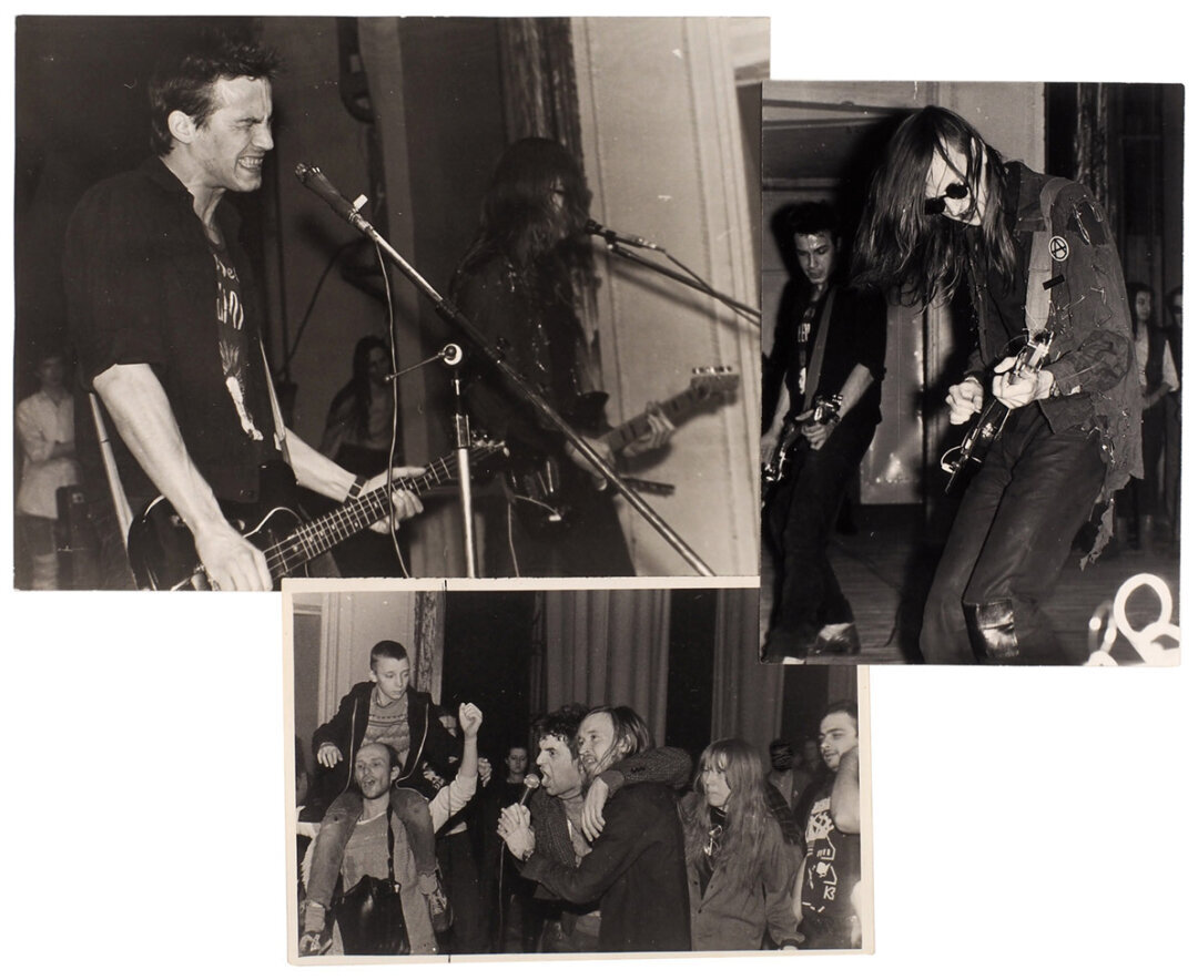 Фотография: В.&nbsp;Цой и&nbsp;М.&nbsp;Науменко&nbsp;/ фот. И.&nbsp;Зиганшин.&nbsp;1983. [Печать 2001&nbsp;г.]