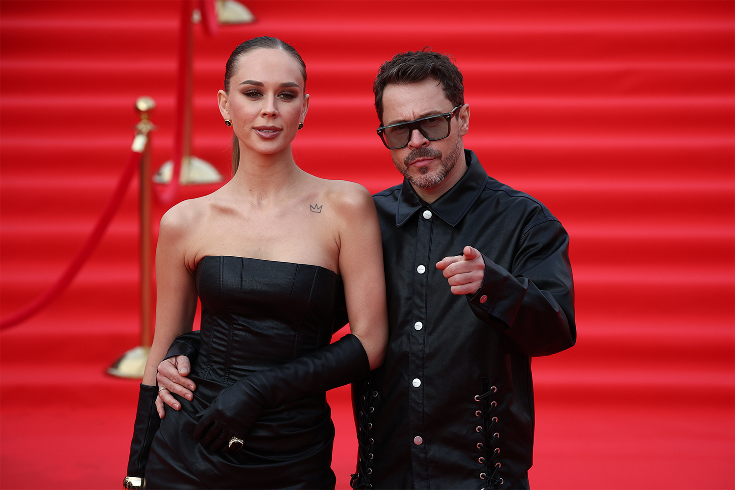 Актер Павел Деревянко и его супруга Зоя Фуць.