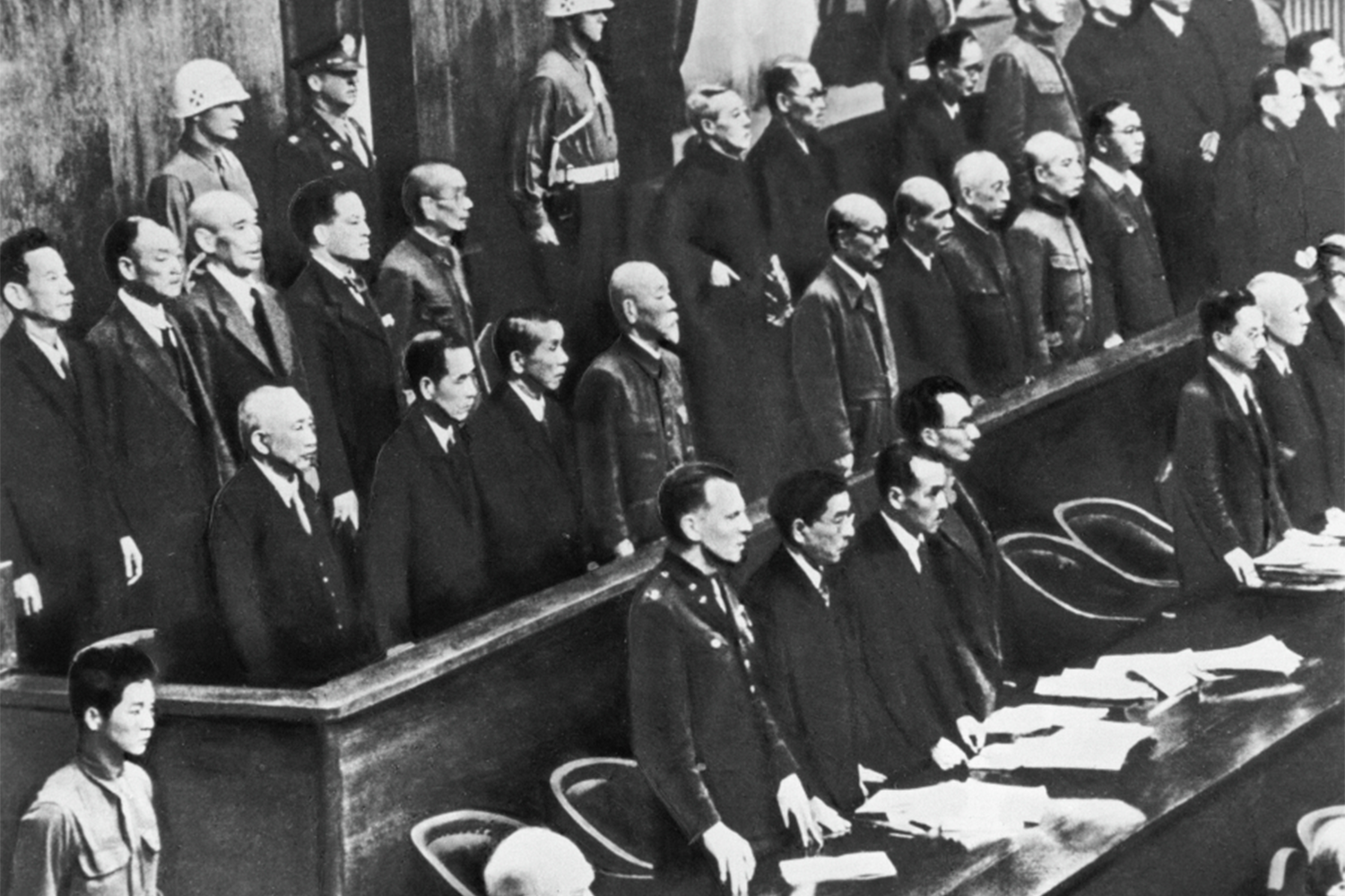 Состав советской делегации на процессе превышал 70 человек – это были сотрудники военной и гражданской юстиции, обвинители, следователи и технический персонал. В качестве судьи интересы Москвы на процессе представлял член военной коллегии Верховного суда СССР генерал-майор Иван Зарянов, а прокурора – глава Договорно-правового отдела МИД страны Сергей Голунский (позже его сменил прокурор Москвы Александр Васильев).&nbsp;