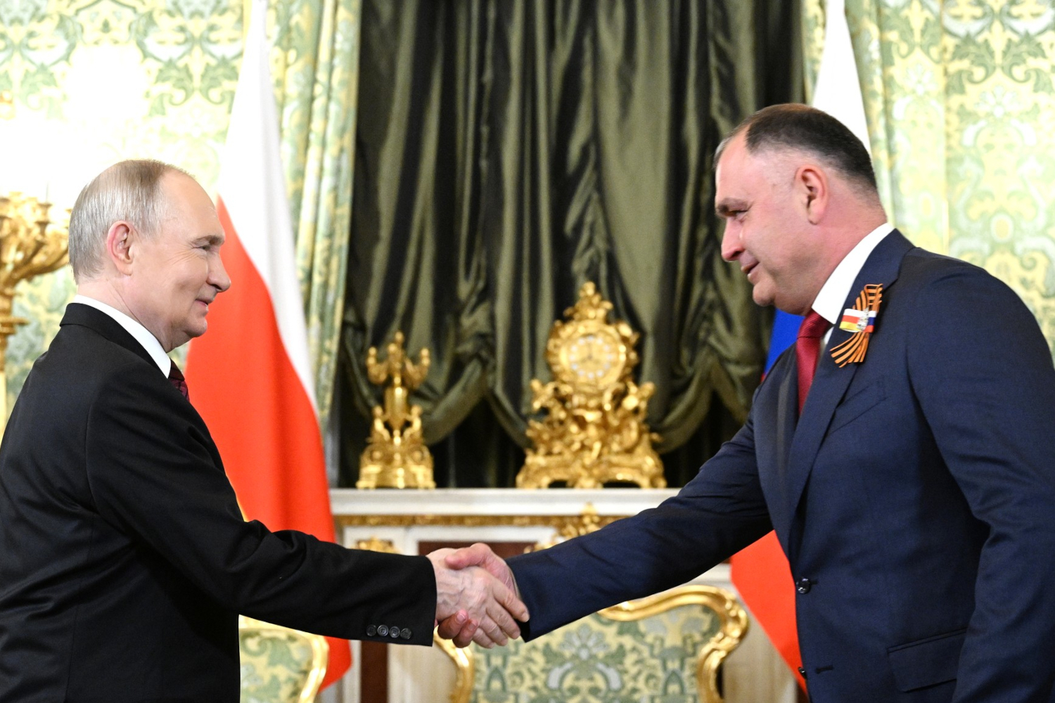Президент Южной Осетии Алан Гаглоев.