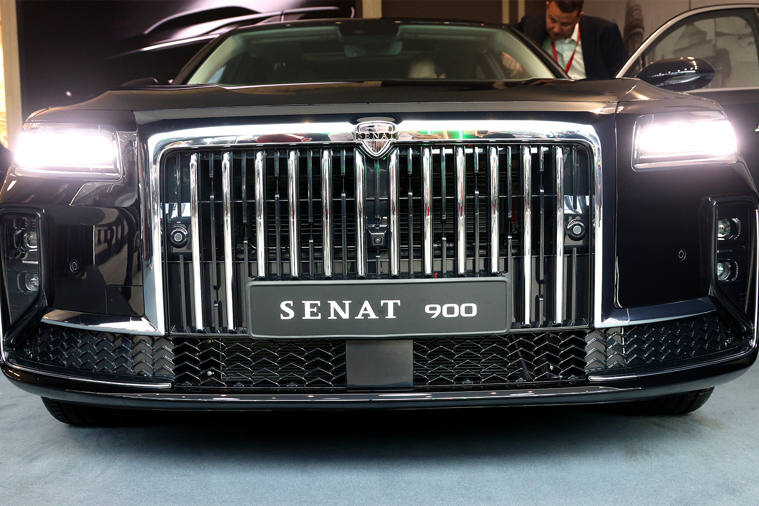 Senat 900 создан на базе китайского люксового седана Hongqi H9. У него трехлитровый бензиновый двигатель мощностью 326 л. с., который позволяет разгоняться до 100 км/ч за 6,5 сек. Визуально модель унаследовала стилевые решения Aurus Senat (является разработкой ФГУП «НАМИ»), однако отличается оригинальной передней бамперной группой с хромированной решеткой радиатора и вертикальными элементами.