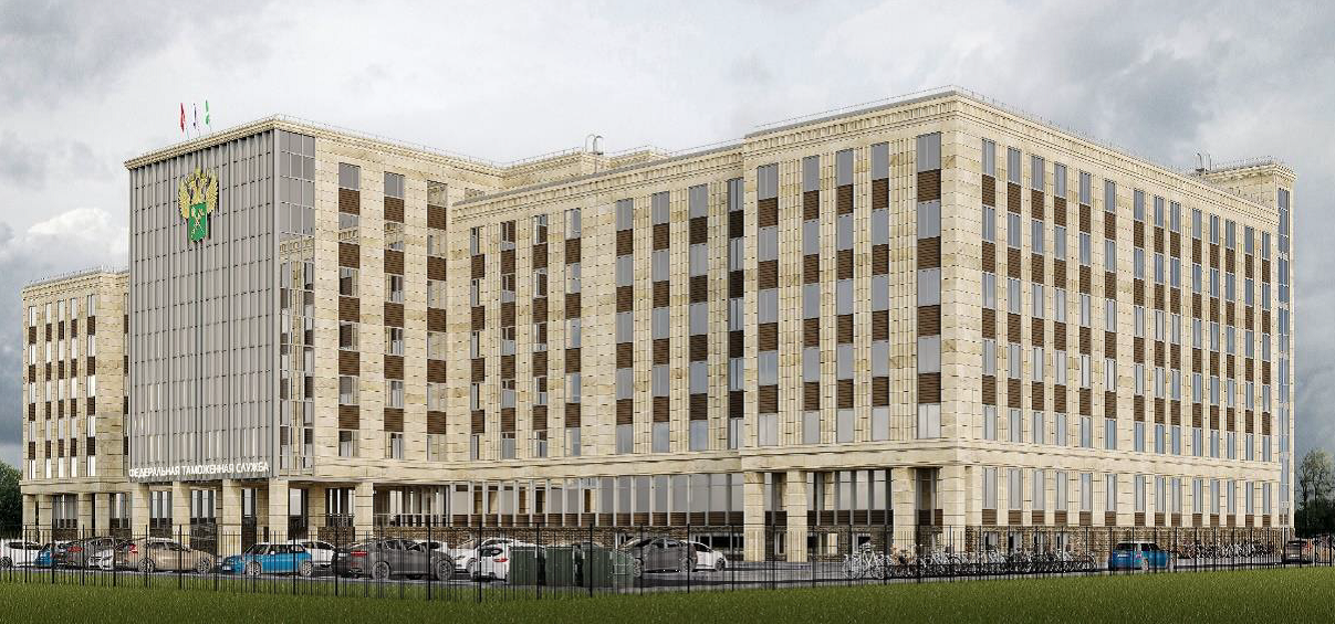 Новое здание строится для размещения в нем служб и подразделений управления
