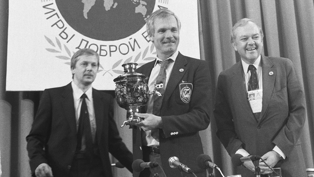 Марафонский забег на Играх доброй воли в Москве в 1986 г.