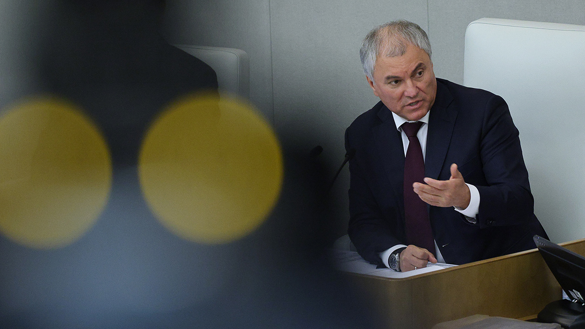 Вячеслав Володин подчеркнул, что настоящая оппозиция находится в России