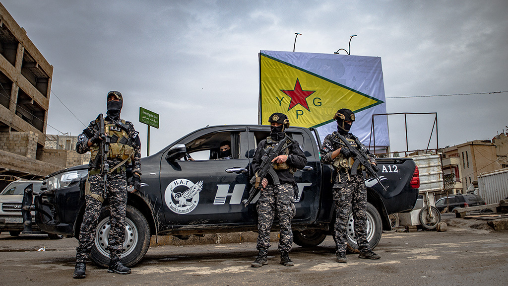 На пике бойцы Сирийских демократических сил контролировали почти четверть территории Сирии