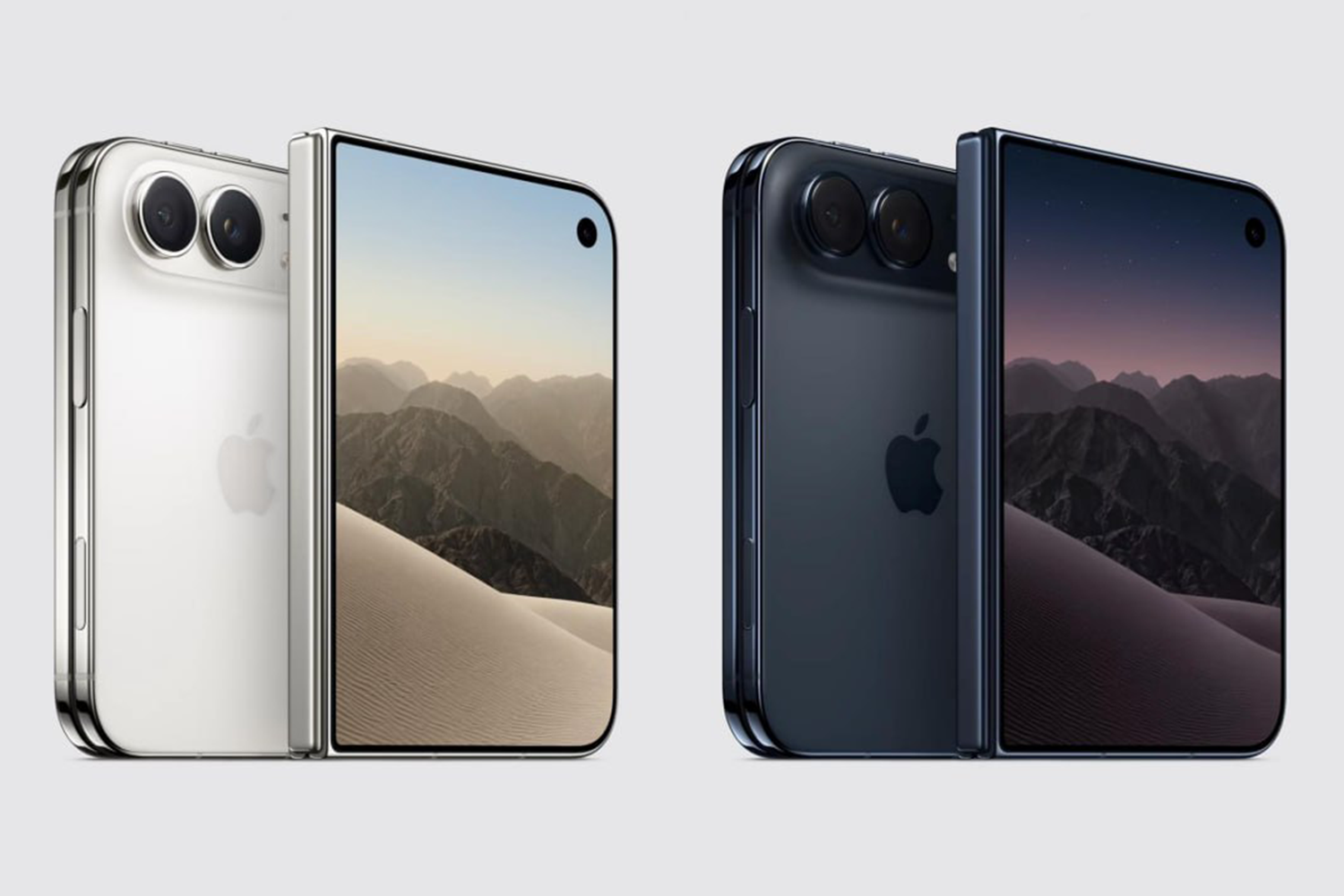 Самой ожидаемой новинкой, которую показала Apple на презентации, стал iPhone Duo – первый в истории компании складной айфон. Устройство выполнено в формате книжки, оснащено внутренним гибким 7.6-дюймовым дисплеем Super Retina XDR с пиковой яркостью 3000 нит, а также внешним дисплеем 5,4 дюйма – 90% от площади экрана iPhone 18 Pro. Корпус устройства изготовлен из титана, внутренний экран защищен устойчивым к царапинам покрытием, а внешние поверхности — стеклом Ceramic Shield. Устройство можно будет использовать в разных положениях (Seated, Standing, Landscape, Portrait) с поддержкой режимов многозадачности Split View и функции StandBy. Модель анонсирована в двух расцветках – «ночное небо» и «звездно-белый».
