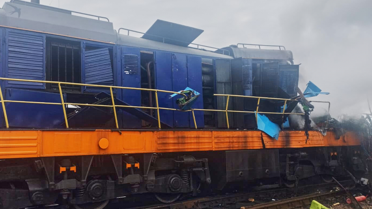 Ukrainian Ukrzaliznytsia Railway Company Press Office via AP